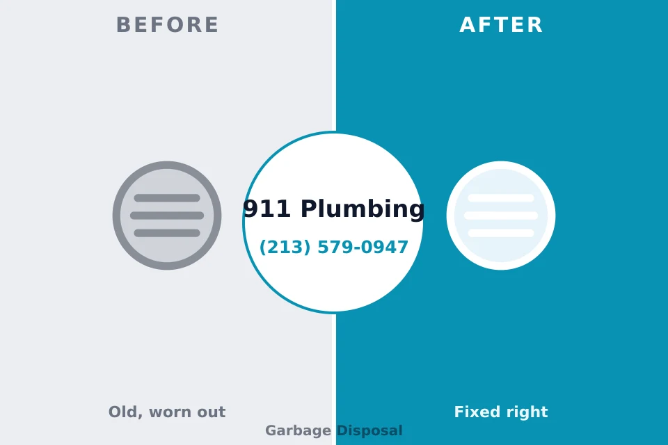 Before and after: plumbing repair Little Silver, NJ